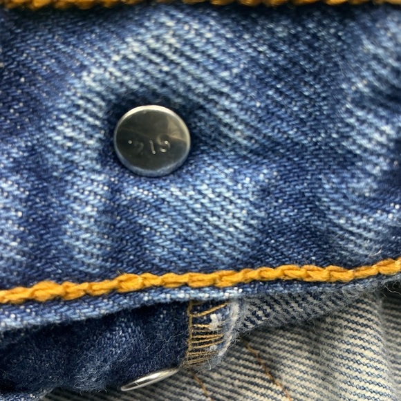 Vintage Levi’s 501XX button fly straight leg denim 34 x 28 - Picture 4 of 7